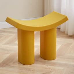 Nordic Shoe Changing Stools Living Room Plastic Small Stool Household Curved Bench Modern Coffee Table Chairs Bedroom Step Stool
