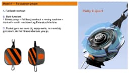 Pocket Electric Smart Power Pump Fitness Home Gym Sets Equipment Machine Power Station for Home Training Total Body