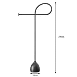 Simple Standing Coat Rack Floor Clothes Hanger Entrance Hall Bedroom Storage Removable Clothes Drying Racks Minimalist Furniture