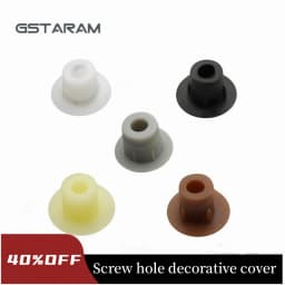 200PCS Plastic Hole Plug Furniture Beautification Rubber Cap Plug Accessories Screw Hole Decorative Cover 5mm Hole Plug