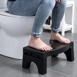 Bathroom Toilet Stool,Collapsible Toilet Squatty Step Stool With Anti-slip Surface for Adult Squat Seat Toilet Foot Stool
