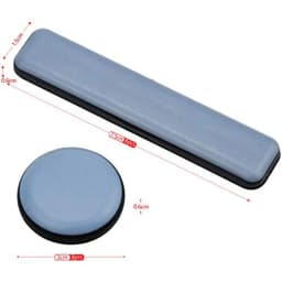 A04I 16 Pcs Furniture Glides PTFE Sliders Self-Adhesive Furniture Glides Set Round Square for Furniture Easy