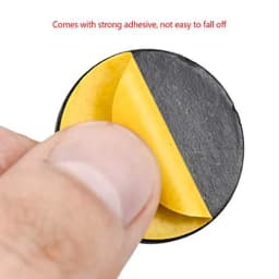 A04I 16 Pcs Furniture Glides PTFE Sliders Self-Adhesive Furniture Glides Set Round Square for Furniture Easy