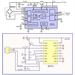 Digital Load Cell Weight Sensor-4 Sets 1KG Load Cell HX711 AD Weighit Amplifier Module Pressure Sensor Cell Amplifier