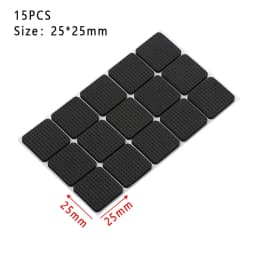 1-24Pcs Thickening Self-adhesive Furniture Leg Feet Pads Bumper Chair Rug Felt Anti-slip Anti Rub Mat Bumper Floor Protector