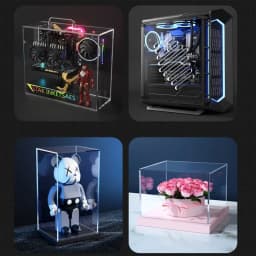 1-5Pcs Transparent Plexiglas Clear Plastic Acrylic Sheet Board Organic Glass Polymethyl Methacrylate 50x100-300x300mm Customized