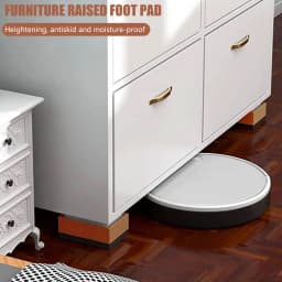 4PCS/Set Adjustable Desk Lifts Leg Extenders Bed Furniture Risers Anti-slip Shock Absorption for Bed Risers Table Couch Chair