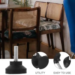 4pcs Leg Leveler Heavy Duty Leveling Feet Adjustable Thread Levelers for Machine Heavy Duty Applications Threaded Shock NEW