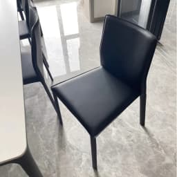 French Saddle Leather Dining Chair Modern Minimalist Makeup Chair Relaxing Home or Restaurant Dining Furniture Chair