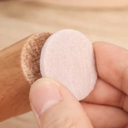 32/160Pcs Thickened Felt Chair Leg Pads Round Square Floor Protector Self Adhesive Furniture Table Legs Pad Bumper Anti Slip Mat