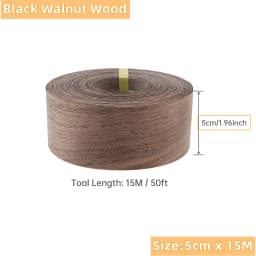 1.9cm/5cm x15M Hot Melt Adhesive Furniture Tape Melamine Edge Banding Strip/ Real Wood Pre Glued Veneer Sheet Cabinet Edge Decor