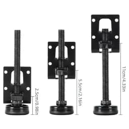 4pcs Furniture Adjustable Levelling Feet Furniture Legs Height Adjusters Furniture Levelling Feet Cabinet Table Support Hardware