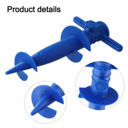 1pc Umbrella Bases Floor Fork Spikes Adjustable Sun Beach Patio 31x17cm Plastic Sand Ground Fixation Tools Spikes Color Random