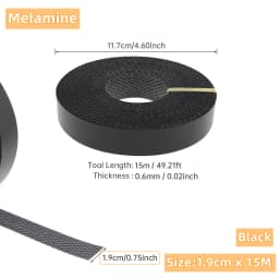 15 Meter Wood Edge Strip Banding Hot Melt Self-Adhesive Furniture Tape Edging Veneer Sheet Cabinet Edge Decoration 1.9CM Width