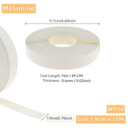 15 Meter Wood Edge Strip Banding Hot Melt Self-Adhesive Furniture Tape Edging Veneer Sheet Cabinet Edge Decoration 1.9CM Width
