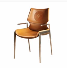 Italian Modern Dining Chair Luxury High Back Armchair for Open Kitchens & Model Homes Designer-Approved Restaurant Chair