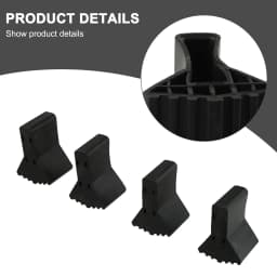 4Pcs Non-slip Ladder Feet Rubber Pads Foot Covers Furniture Mat Leg Chair Replacement Protectors Cover Ladder Foot Pad