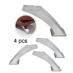 4pcs DIY Replacement Sofa Feet Metal Legs Furniture Metal Furniture Legs Bookcase Dresser Cupboard Table Cabinet Legs