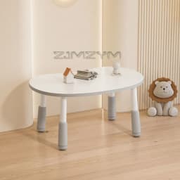 37-46cm Adjustable Baby Learning Table Anti-slip Stable Early Education Table With Round Edge Care For Baby's Safety Health Grow