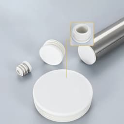 Dia13/16/19/20/22/25/28/30/32/38/40/42/45/48/50/53/58/60~114mm White Round Plastic Blanking End Caps Tube Pipe Inserts Plug Bung