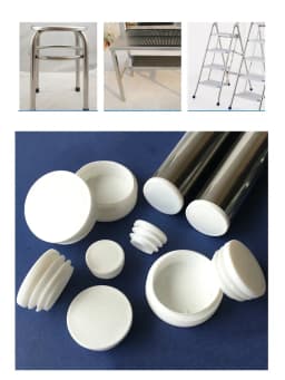 Dia13/16/19/20/22/25/28/30/32/38/40/42/45/48/50/53/58/60~114mm White Round Plastic Blanking End Caps Tube Pipe Inserts Plug Bung