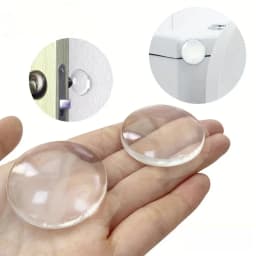 Silicone Soft Rubber Anti-Collision Wall Sticker for Furniture, Refrigerator Door Anti-Collision Pad to Prevent Collision