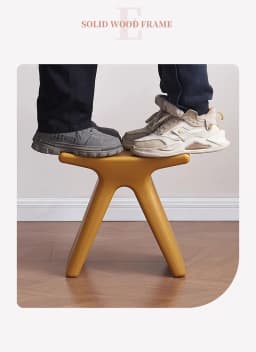 Nordic Household Shoe Changing Stool,Creative Small Bench Modern Small Stool, Low Stoo,Special-shaped Makecup Chairs