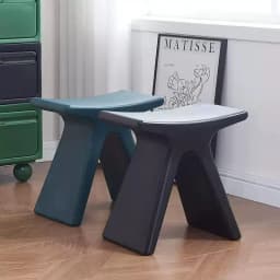 Nordic Household Shoe Changing Stool,Creative Small Bench Modern Small Stool, Low Stoo,Special-shaped Makecup Chairs