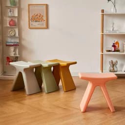 Nordic Household Shoe Changing Stool,Creative Small Bench Modern Small Stool, Low Stoo,Special-shaped Makecup Chairs