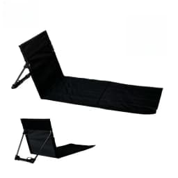 Outdoor Beach Chair Portable Folding Floor Seat with Backrest Lightweight Camping Chair Lazy Lounger For Garden Park Lawn Picnic