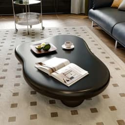 Creative French Light Luxury Cloud Coffee Table Modern Simple and Minimalist Small Apartment Irregular Teapoy Coffe Table