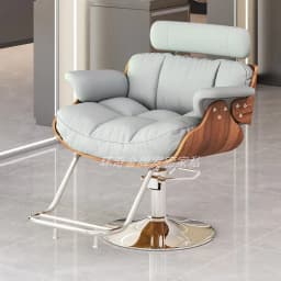 Women Dressing Shaving 360° Swivel Personalized Barber Chair Professional Leg Rest Chair Adjustable Shaving Salon Furniture
