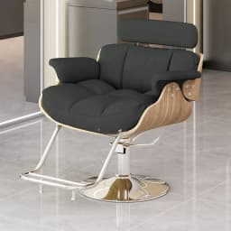 Women Dressing Shaving 360° Swivel Personalized Barber Chair Professional Leg Rest Chair Adjustable Shaving Salon Furniture