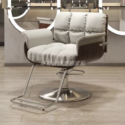 Women Dressing Shaving 360° Swivel Personalized Barber Chair Professional Leg Rest Chair Adjustable Shaving Salon Furniture