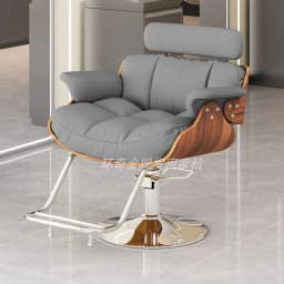 Women Dressing Shaving 360° Swivel Personalized Barber Chair Professional Leg Rest Chair Adjustable Shaving Salon Furniture