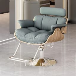 Women Dressing Shaving 360° Swivel Personalized Barber Chair Professional Leg Rest Chair Adjustable Shaving Salon Furniture