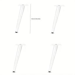 4pcs Metal TV Cabinet Feet Luxury Sofa Feet Oblique Cone Coffee Table Legs Furniture Support Legs Bathroom Cabinet Feet