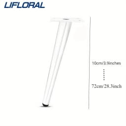 4pcs Metal TV Cabinet Feet Luxury Sofa Feet Oblique Cone Coffee Table Legs Furniture Support Legs Bathroom Cabinet Feet