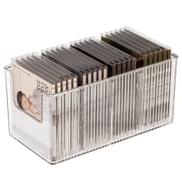 CD Record Storage Box Tray Cassette Collection Storage Compartment Acrylic Dust-proof Box with Lid Disc Album Storage New