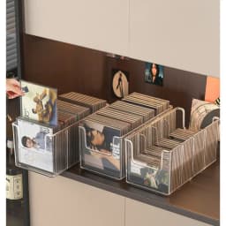CD Record Storage Box Tray Cassette Collection Storage Compartment Acrylic Dust-proof Box with Lid Disc Album Storage New
