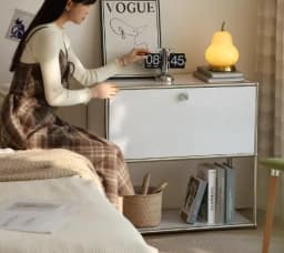 Organizer Furniture Dual Cabinet Combination Cabinet for Living Room Storage Locker Drawer Type Storage Bedroom Chest of Drawers