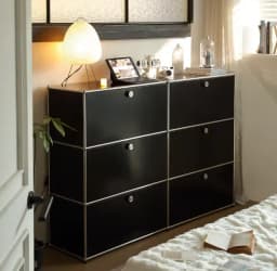 Organizer Furniture Dual Cabinet Combination Cabinet for Living Room Storage Locker Drawer Type Storage Bedroom Chest of Drawers