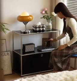 Organizer Furniture Dual Cabinet Combination Cabinet for Living Room Storage Locker Drawer Type Storage Bedroom Chest of Drawers