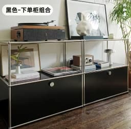 Organizer Furniture Dual Cabinet Combination Cabinet for Living Room Storage Locker Drawer Type Storage Bedroom Chest of Drawers
