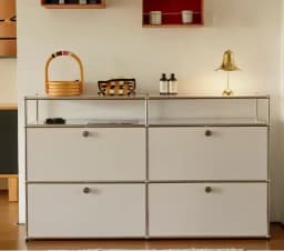 Organizer Furniture Dual Cabinet Combination Cabinet for Living Room Storage Locker Drawer Type Storage Bedroom Chest of Drawers