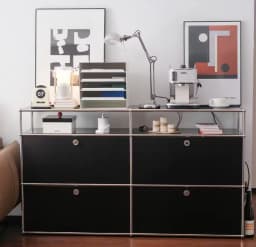 Organizer Furniture Dual Cabinet Combination Cabinet for Living Room Storage Locker Drawer Type Storage Bedroom Chest of Drawers