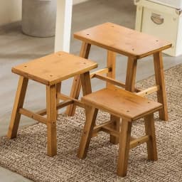 Thickened Nanzhu Mazar Stool Wooden Bench Small Stool Short Household Bathroom Portable and Simple