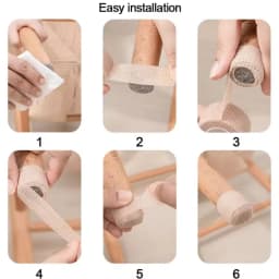 4/8Pcs Chair Leg Floor Protector Furniture Pads For Hardwood Floors Desk Chair Legs Socks Non-slip Noise-Reduce Leg Tape Gift