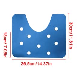 Shower Seat Pad Bath Chair Mat Anti Skid Waterproof Bench Mat for Senior Elderly Disabled Personal Hygiene Daily Routine