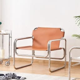 Individual Living Room Chairs Metal Backrest Chair Household Modern Aesthetic Armchair Multifunction Comfortable Furniture